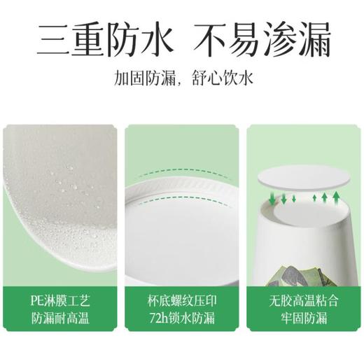 美丽雅闲趣纸杯50只装250ml 商品图4