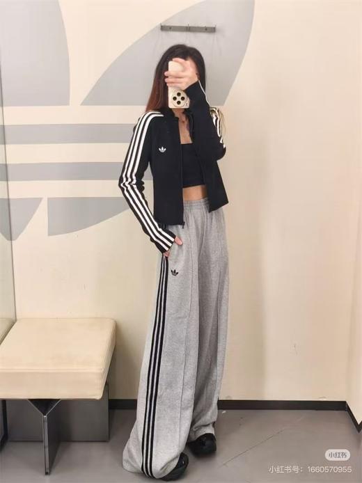 三YE草系列女士休闲阔腿运动裤 商品图2