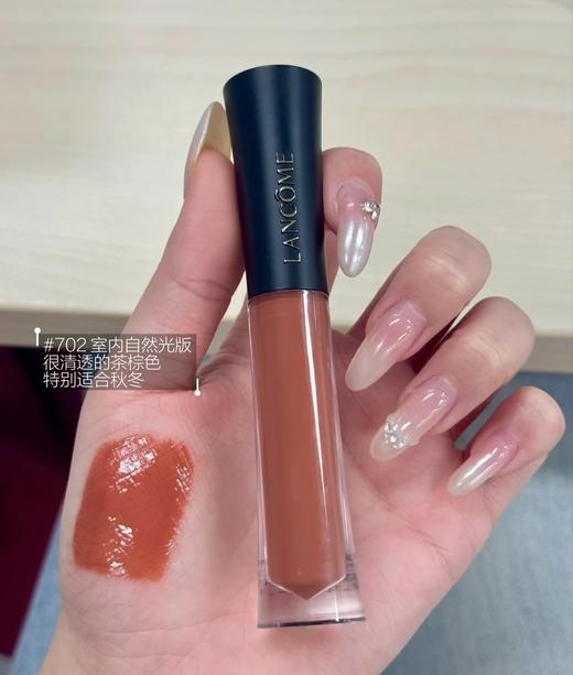 原价380 2026新品 兰蔻鎏光唇釉 706色号 纯粹欢愉  裸粉奶茶色 正装 商品图5