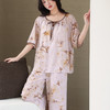 东方写意美学！【KASIHAN--新中式棉绸印花家居服系列】丝滑软糯棉绸触感 柔软细腻慵懒优雅 宽松版型搭配新中式印花 轻薄舒适/吸湿透气/气质优雅/居家休闲/多款式可选 商品缩略图8