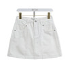 麦寻白色短款半裙QHSFS12A 商品缩略图0