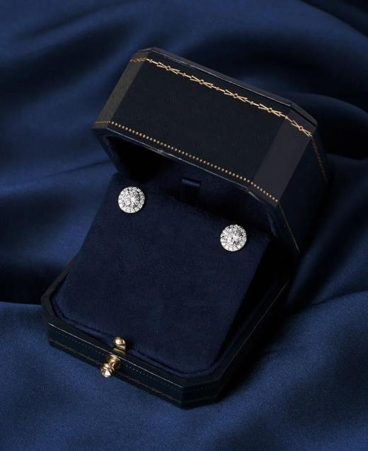 伽罗 JALO E3款VVS级D色10K金Icon款钻石耳钉-定制链接-下单后20天左右发货 商品图0