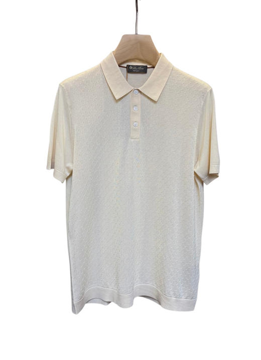 男款针织花纹短袖Polo衫zh015 商品图0