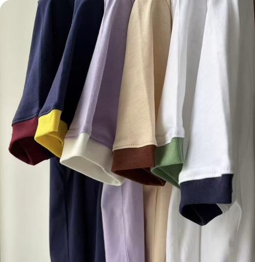 美式复古感合身版短袖T恤 商品图0