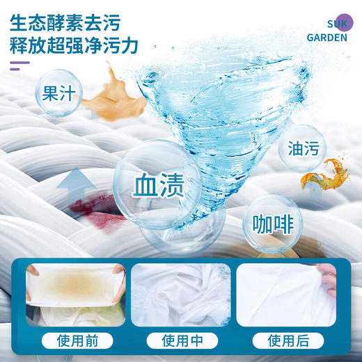 SukGarden蔬果园蓝风铃香水柔软洗衣液（加量装）3.5kg 商品图3