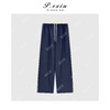 04-3潘依绣丁丁宠粉韩系时髦减龄撞色织带抽绳松紧腰休闲裤 W-63141 商品缩略图1