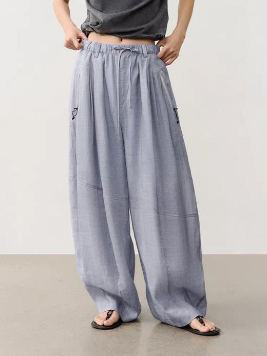 半圆/C66130435/休闲解构弯刀裤 商品图2