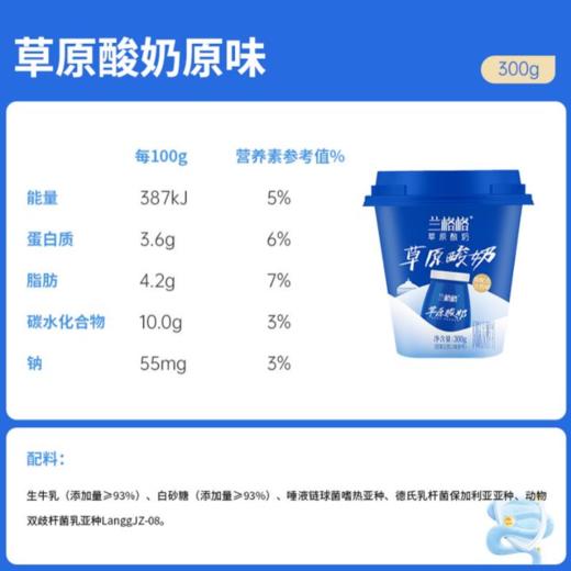 兰格格300g乌兰察布酸奶 商品图4