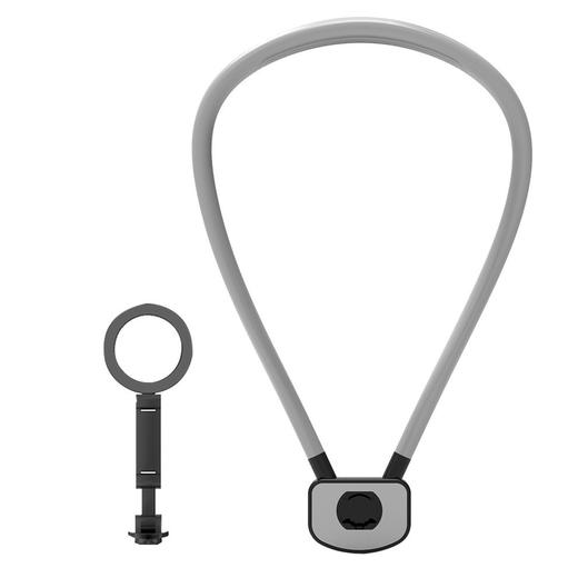 【自由弯折舒适佩戴、多设备适用】挂脖手机磁吸支架视角拍摄直播骑行登山钓鱼户外运动相机支架.TA 商品图1