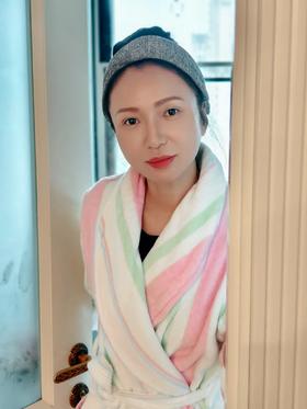 「浴袍」RIGURGITO 专利Silrospun®纯棉女款条纹浴袍 Ehand