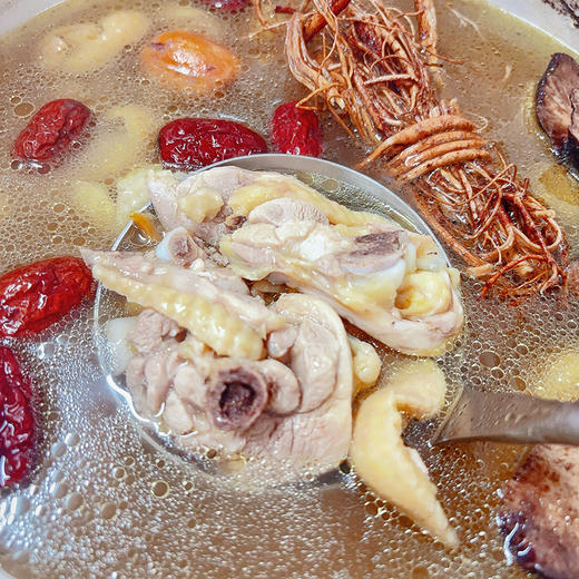 “中国供销合作社联名 莫氏鸡煲配方”徽缘堂 五指毛桃陈皮茯苓煲鸡汤料包 150g*3袋 商品图3