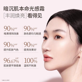 袋鼠妈妈光感透亮护肤品春夏保湿霜提亮补水减黄焕亮精华霜50g 商品图0