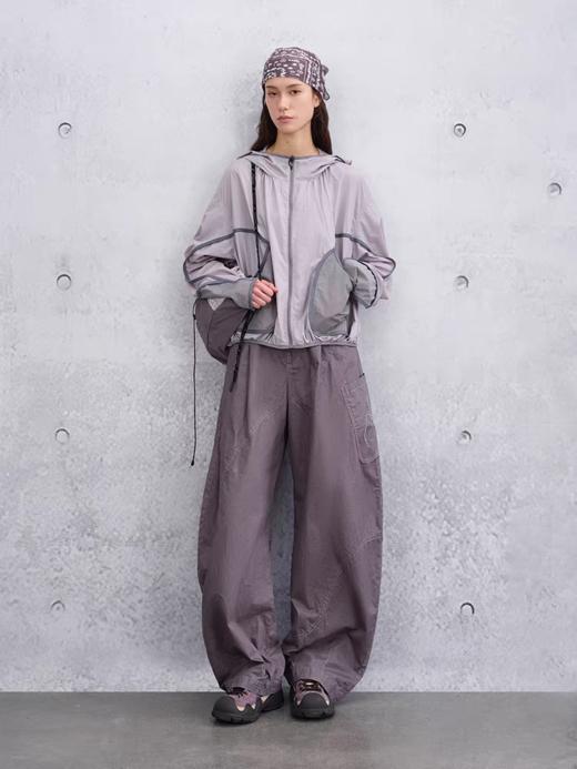 半圆/C65630405/休闲水洗刺绣弯刀裤 商品图2