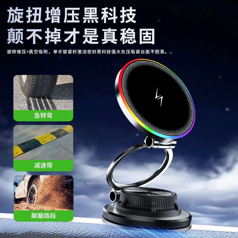 Car Phone Holder K8 - 360° Rotation - 이미지 5