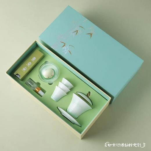 风过竹影茶润端午礼盒茶杯茶叶香氛文创商务定制礼品端午节礼物 商品图3