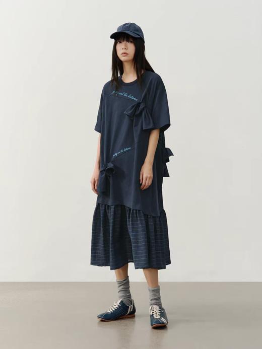 半圆/C66750342/解构拼接印花连衣裙 商品图1