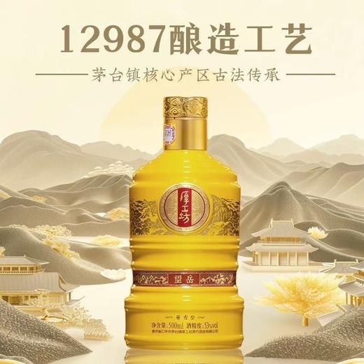 2024年厚工坊望岳，53度酱香型白酒，整箱500ml×6瓶，少量现货。 商品图1
