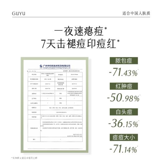 【十周年庆典】谷雨白千祛痘凝胶 全新升级版 白千祛痘舒缓精华凝胶20g 油皮专研 痘肌适用 商品图4