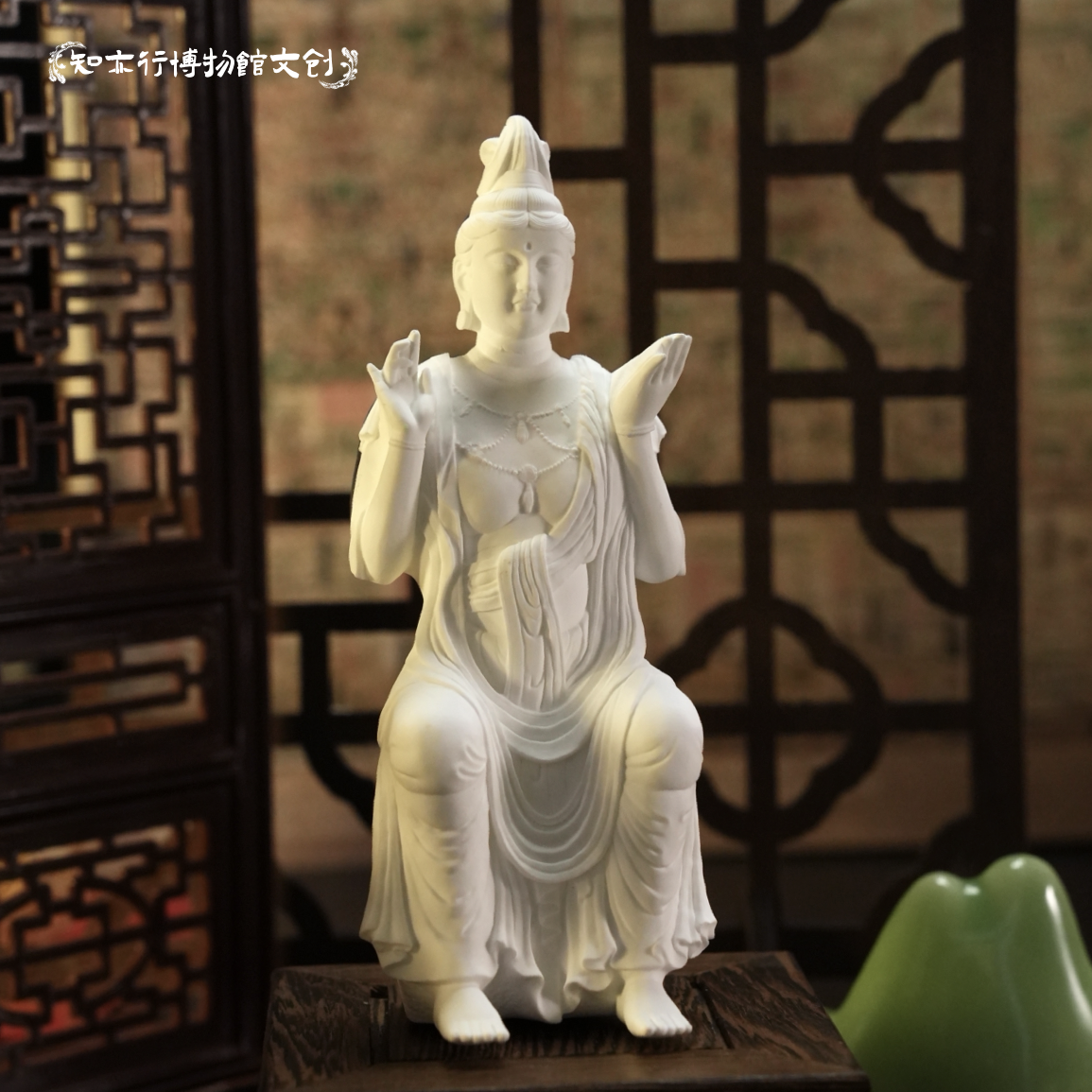 山西法兴寺发光地圆觉菩萨冰箱贴扩香石摆件创意文创旅游纪念品