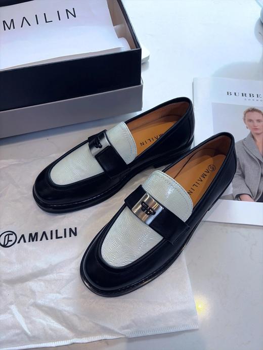 无补！实体店订单尾货！头层牛皮！春夏一脚蹬英伦风小皮鞋(小一码拍❗)  26Y04074- 商品图2