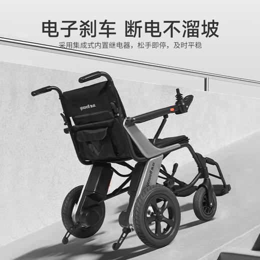 鱼跃电动轮椅车老人折叠轻便智能轮椅锂电池D130GL 商品图3