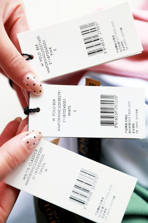 好美の五粒扣polo，出口日韩。小标刺绣基础翻领短袖poloE041688 商品图14