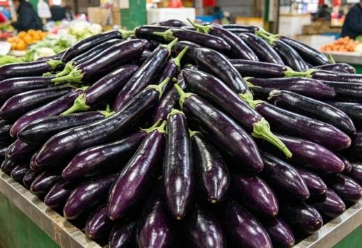 周日取货：【新鲜紫茄子】一袋3斤左右，紫亮油润，肉质细嫩！ 商品图3