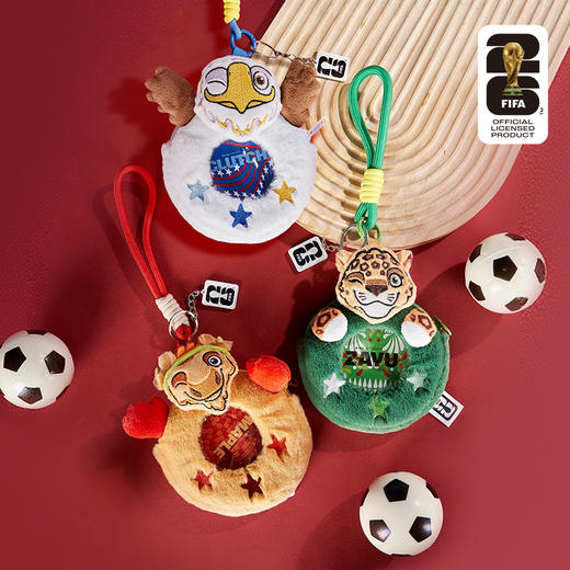2026世界杯 痛包挂件零钱包-鹰/豹/鹿 商品图0