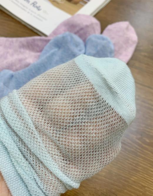 直发【发五双】爱M儿童网眼袜子， 品牌纱线，汗脚胖脚娃超爱！绵软轻薄又透气 商品图5