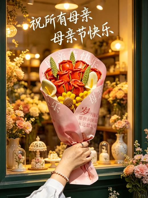 【胶东花饽饽玫瑰花束】 商品图0