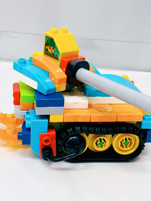 【不到百元搞定娃的创意世界！】👍🏻费乐国内大颗粒top级，【费乐百变战斗机&百变坦克任选】，一套顶多套 ✅ 大颗粒，防吞咽，3岁+放心玩 商品图8