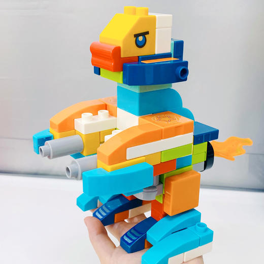 【不到百元搞定娃的创意世界！】👍🏻费乐国内大颗粒top级，【费乐百变战斗机&百变坦克任选】，一套顶多套 ✅ 大颗粒，防吞咽，3岁+放心玩 商品图6