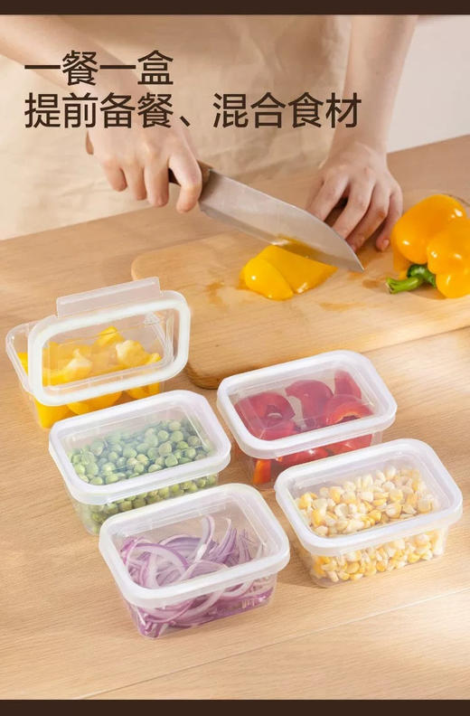 16.9元到手6️⃣个💰❗️❗️疯了❗️❗️到手共6️⃣个【食品级PP卡扣密封收纳盒】几乎每天都用到的密封保鲜盒真香警告！收纳神器 💥材质是食品级PP，用着放心，密封性也不错，放水果🍒 商品图1