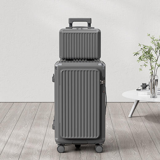 出游必备神器❗️买到就是赚到✈️【翻盖侧开口可扩展PC行李箱】新款行李箱登场❗ 20寸｜22寸｜24寸｜26寸｜28寸 宇宙最多尺码可选 翻盖侧开口可扩展 商品图8