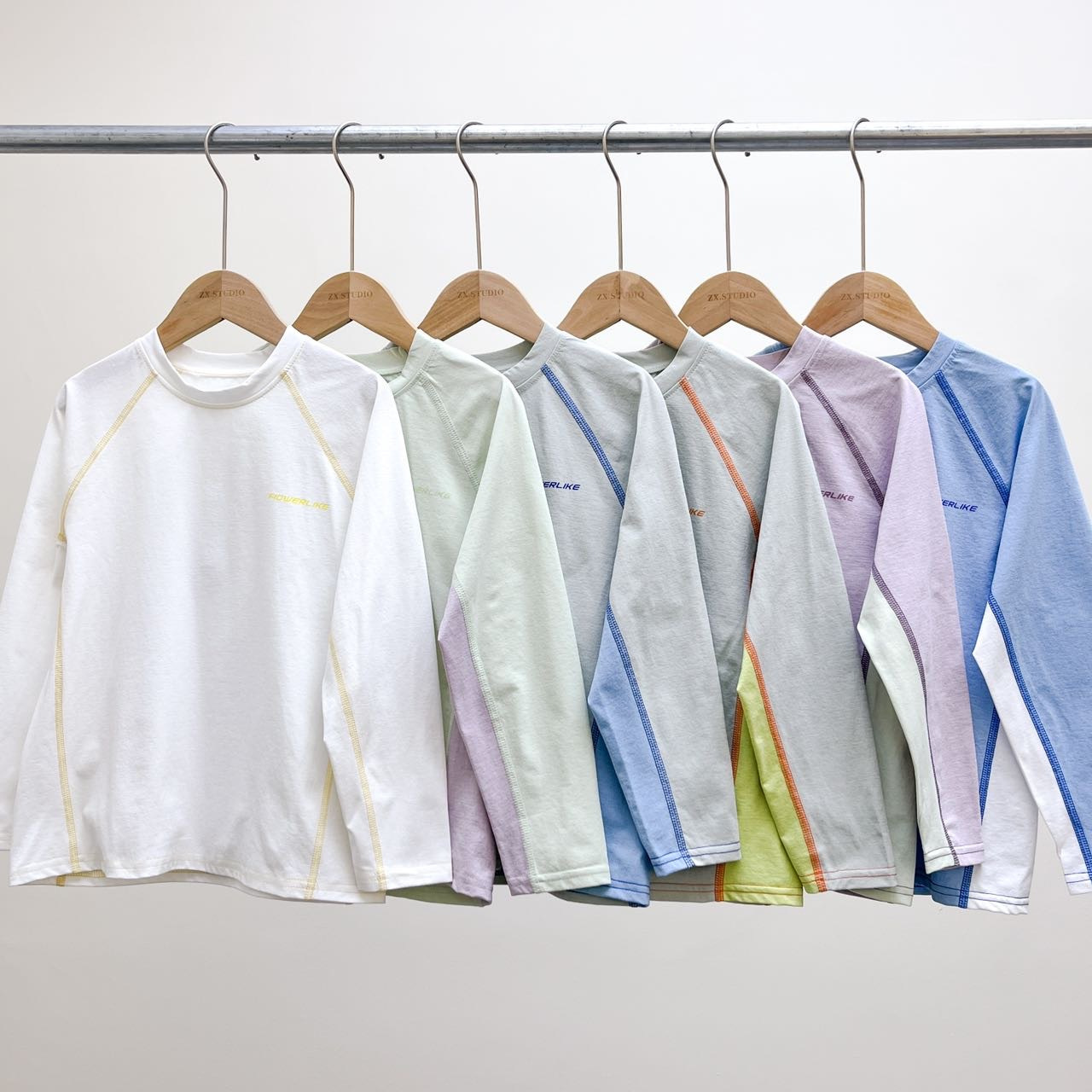 直发【两件拍】110-180码，山系轻户外风， 儿童宣纸速干防晒长袖T恤