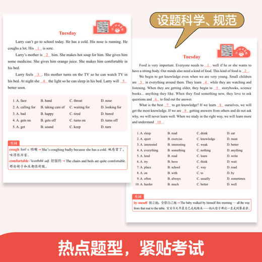 【任选】华理社周计划小学语文基础知识英语阅读训练数学计算应用题 商品图4