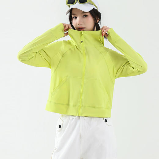 半身缘女装 夏季轻薄UPF100+透气连帽凉感防晒衣262113P08540329 商品图3