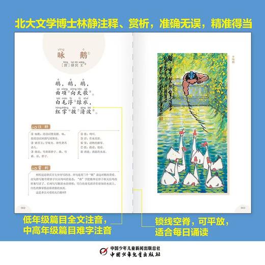 我爱读古诗——小学经典古诗文（名家领读版） 适读6-12岁 商品图1