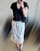 女款高腰印花半身裙ba016 商品缩略图3