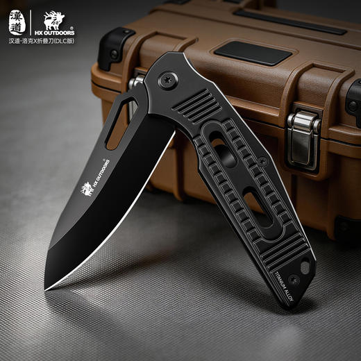 汉道14C28N洛克DLC涂层折叠刀求生刀户外折刀高硬度小刀家用水果刀便携菜刀（不带锁） 商品图8