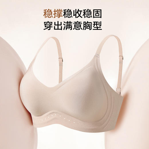 3楼绿嘉【蚕丝云朵杯】夏日上新绿嘉无钢圈聚拢透气莫代尔蚕丝文胸薄款 商品图2