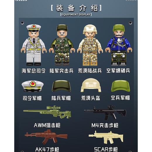 酷宇拼装军事模型积木KY7281 商品图4