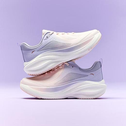 【爆款返场】安踏叶子丨厚底减震轻质跑步鞋女子专属跑鞋渐变色休闲运动鞋122545535 商品图6