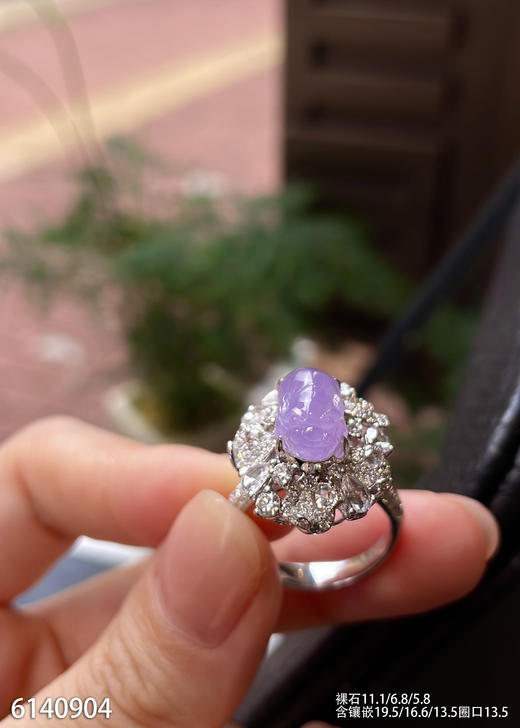 6140904，紫罗兰貔貅戒指。具体价格微信咨询 商品图5