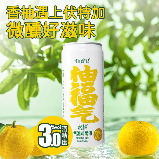 【专享】柚香谷宋柚气泡鸡尾酒330ml*12罐 商品图7
