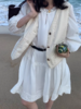 浮生八记/26A020/复古波嬉风花边镂空刺绣大裙摆连衣裙 商品缩略图3