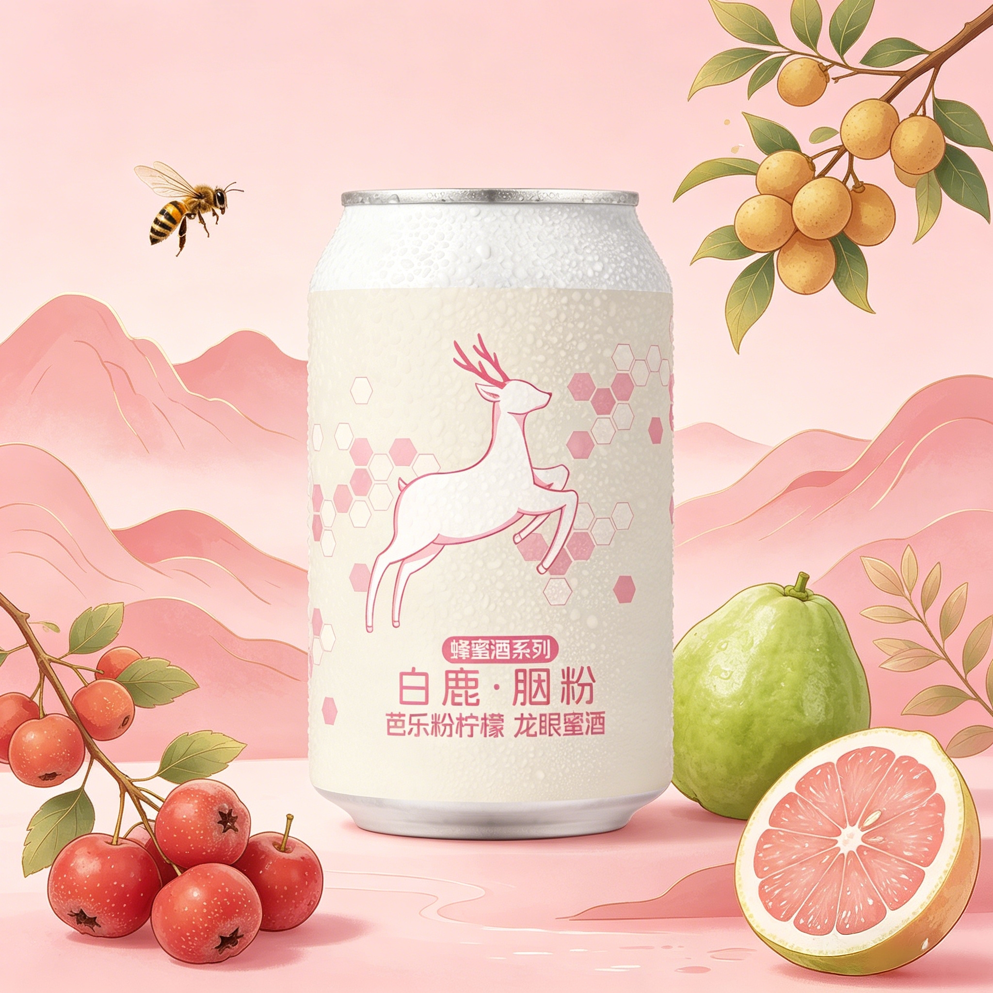 E.T 白鹿·胭粉 330ml