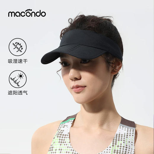 马孔多超轻三叠空顶帽  均码 吸湿速干 遮阳透气 内圈导汗带 可折叠如手机大小携带方便 商品图0