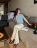 isabelle marran高智感老钱风翻领亚麻POLO衫JS3699002 商品缩略图4