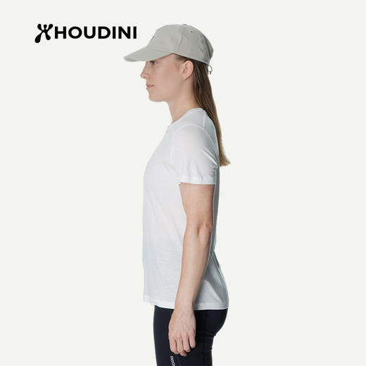 HOUDINI胡丁尼 Tree Tee 树 女户外透气速干莱塞尔天丝短袖T恤130954/840045 商品图11